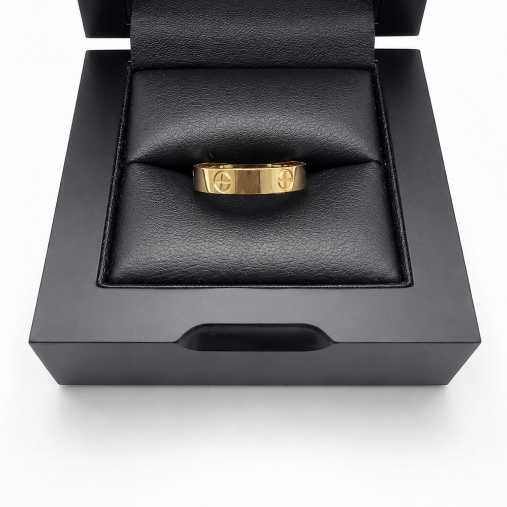 18K 18KT Yellow Gold Band Ring Size 8.5